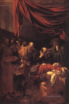 Caravaggio Painting - The Death of the Virgin Caravaggio